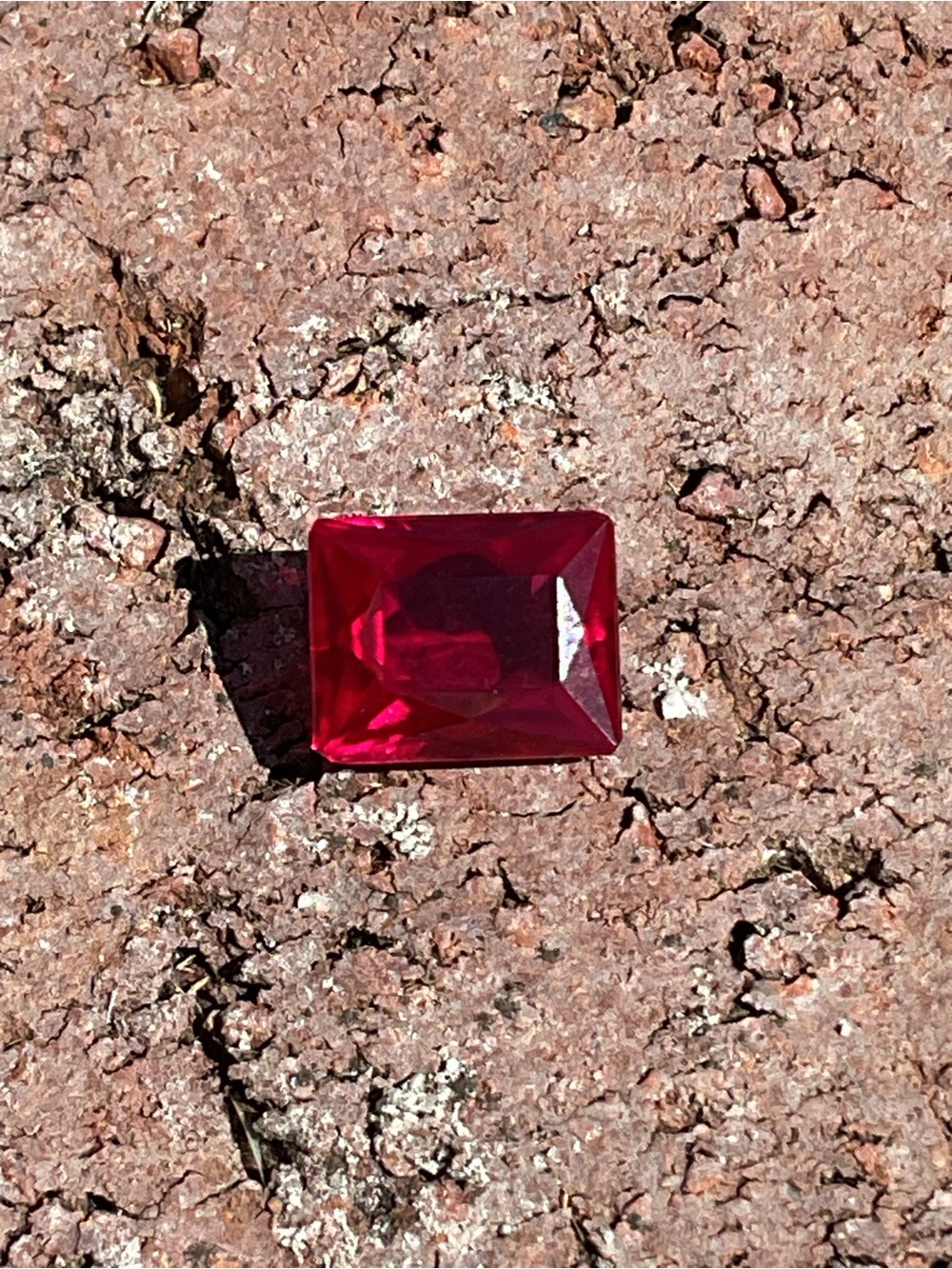Ruby Emerald Cur Loose Gem